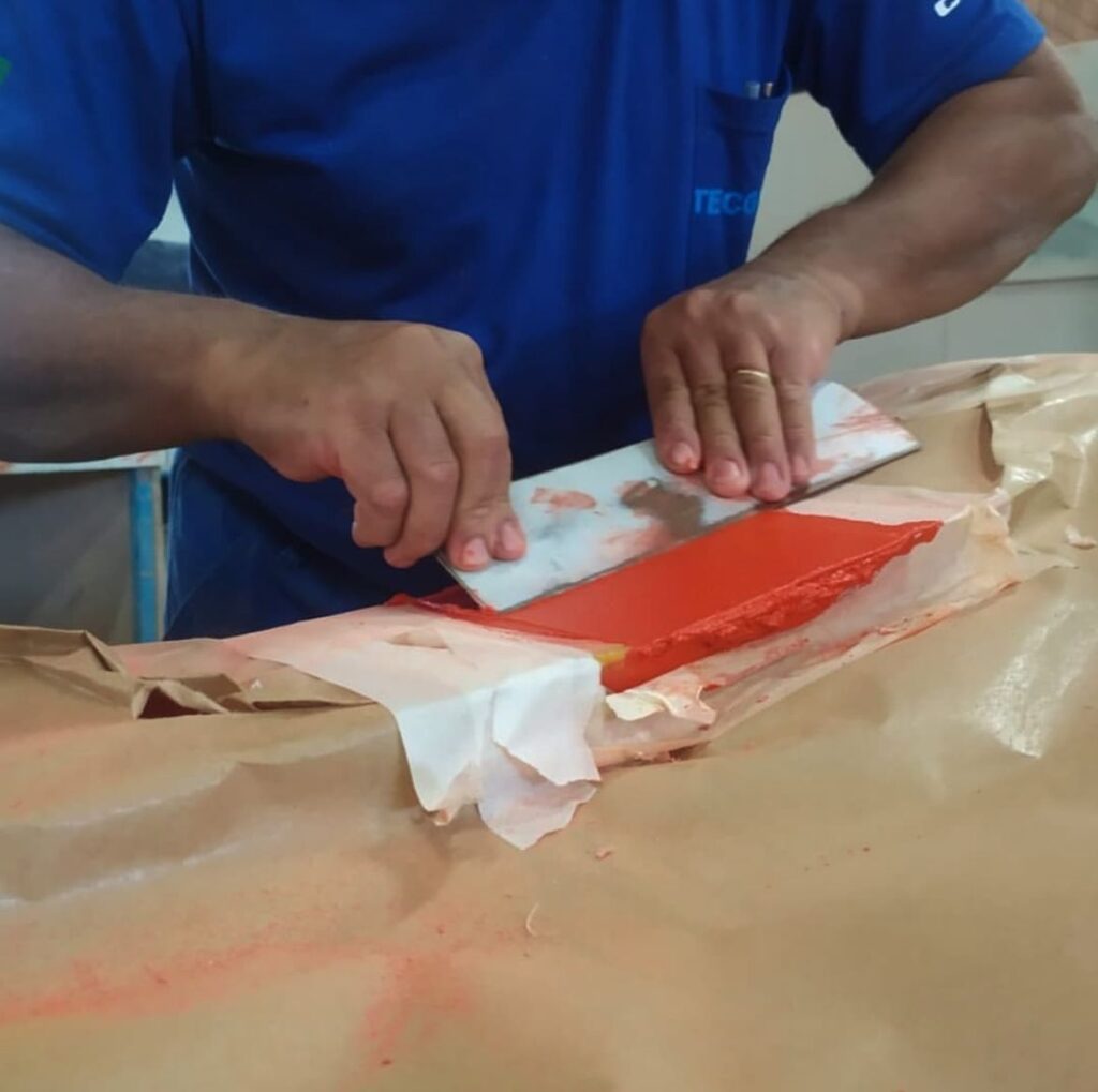 Reparando e Adaptando Aba do Molde para uso em VPI